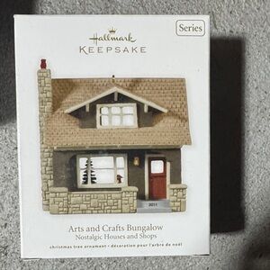 Hallmark Keepsake Craftsman House Ornament - Brown and Cream